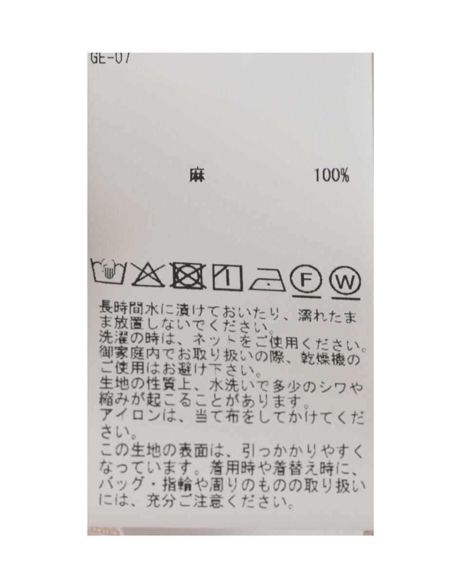 【定番】リネンギャザースリーブブラウス 詳細画像 ブルー 35
