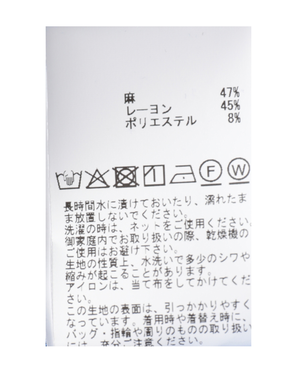 レーヨン/リネンノースリーブプルオーバー 詳細画像 ブラック 34