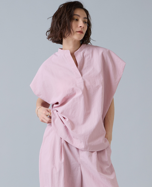 高機能素材スキッパーシャツ 詳細画像 ピンク 1