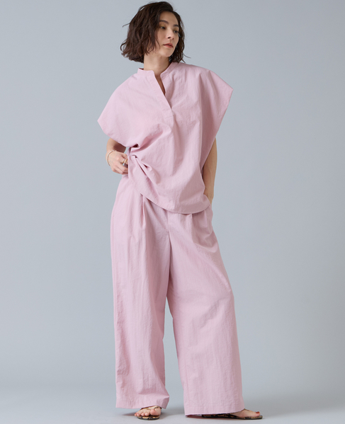 高機能素材スキッパーシャツ 詳細画像 ピンク 2