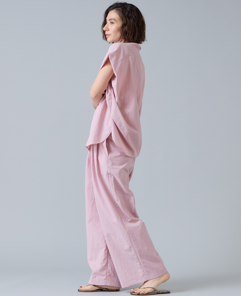 高機能素材スキッパーシャツ 詳細画像 ピンク 5