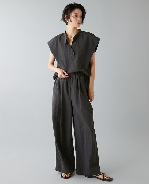 高機能素材スキッパーシャツ 詳細画像 チャコールグレー 9