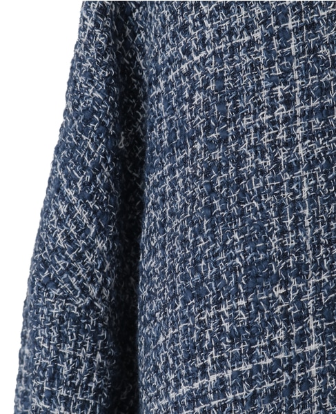 ノーカラーツイードジャケット 詳細画像 ホワイト×ネイビー 15