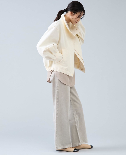 スタンドカラーブルゾン　 詳細画像 オフホワイト 10