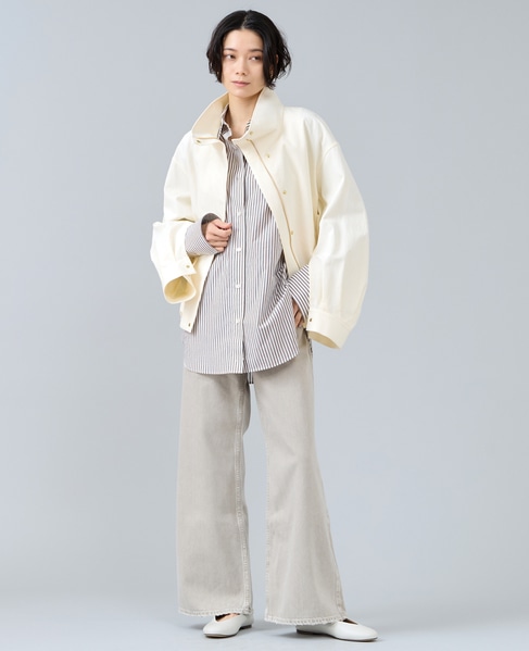 スタンドカラーブルゾン　 詳細画像 オフホワイト 11