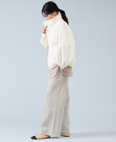 スタントカラーブルゾン　 詳細画像 オフホワイト 7