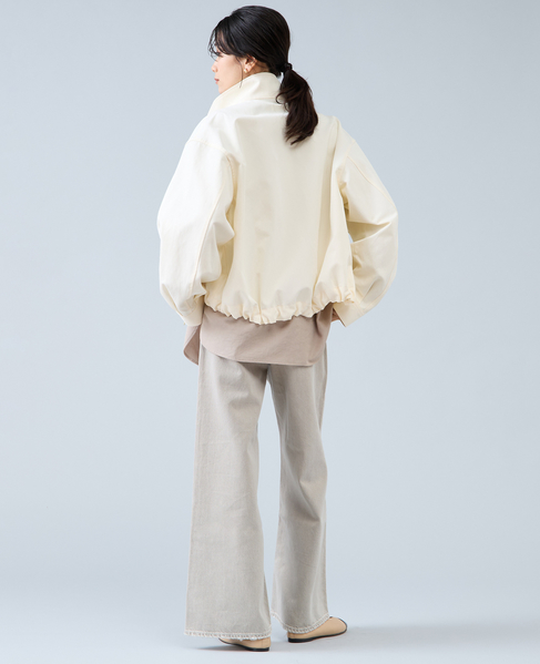 スタントカラーブルゾン　 詳細画像 オフホワイト 8