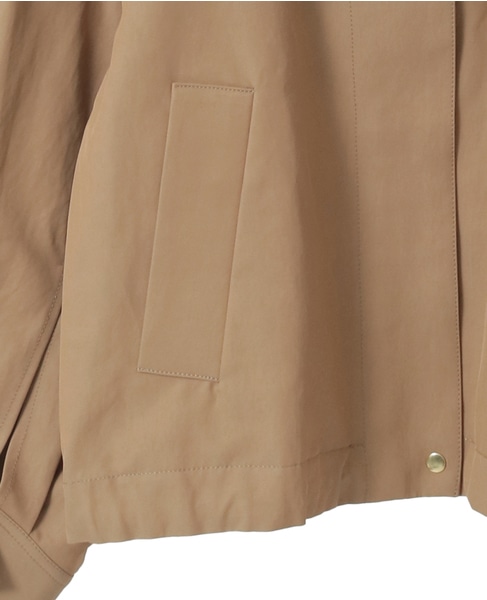 スタンドカラーブルゾン　 詳細画像 ベージュ 13