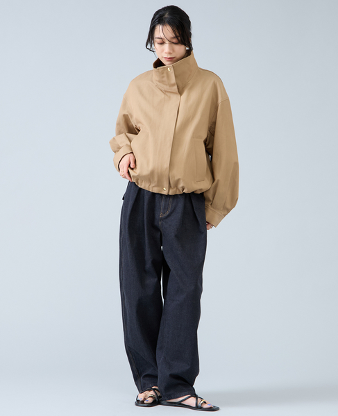 スタントカラーブルゾン　 詳細画像 ベージュ 3