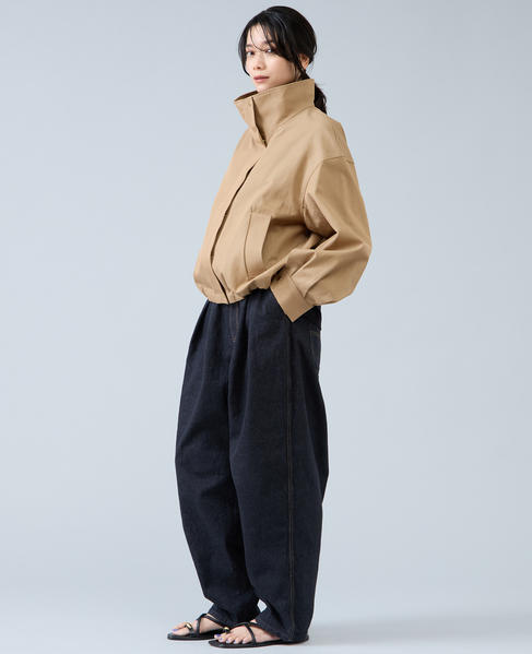 スタントカラーブルゾン　 詳細画像 ベージュ 4