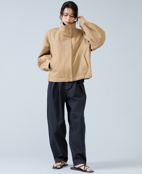 スタントカラーブルゾン　 詳細画像 ベージュ 7