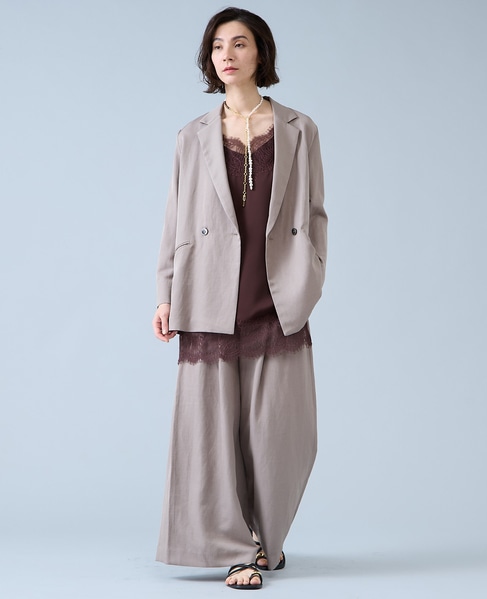 ライトテーラードジャケット 詳細画像 モカ 3