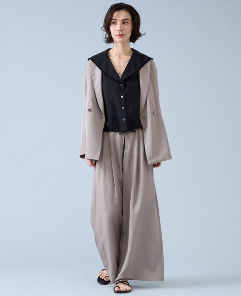 ライトテーラードジャケット 詳細画像 モカ 6