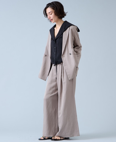 ライトテーラードジャケット 詳細画像 モカ 7