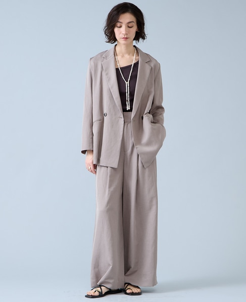 ライトテーラードジャケット 詳細画像 モカ 9