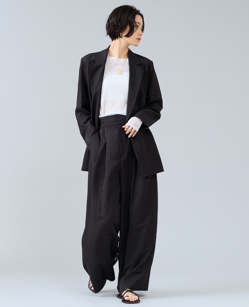 ライトテーラードジャケット 詳細画像 ブラック 3