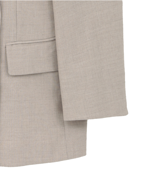 麻調ピークドダブルジャケット 詳細画像 ナチュラル 10