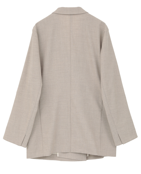 麻調ピークドダブルジャケット 詳細画像 ナチュラル 8