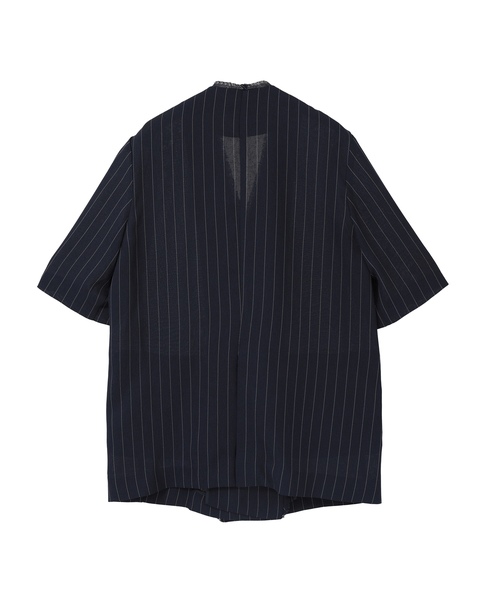 麻調ハーフスリーブジャケット 詳細画像 ネイビー 11