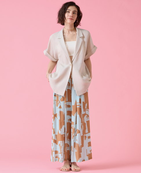 スリーブレスジャケット 詳細画像 アイボリー 2