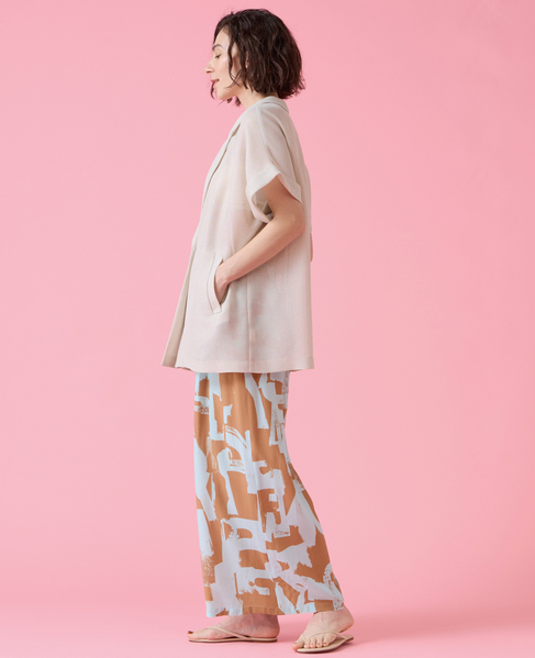 スリーブレスジャケット 詳細画像 アイボリー 4