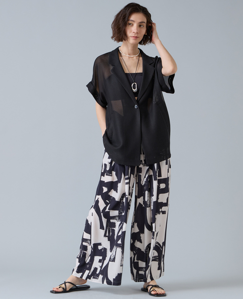 スリーブレスジャケット 詳細画像 ブラック 4