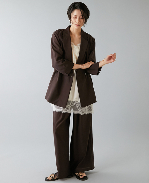 《定番》高機能素材サマージャケット 詳細画像 ブラウン 3