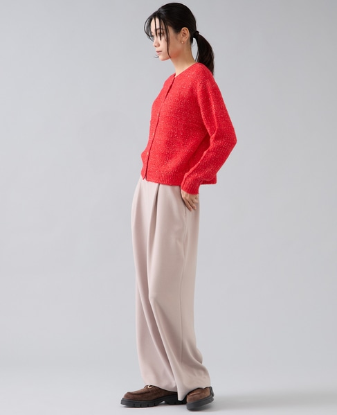 タックワイドパンツ 詳細画像 ベージュ 3