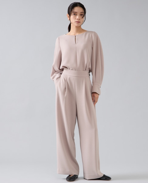 タックワイドパンツ 詳細画像 ベージュ 5