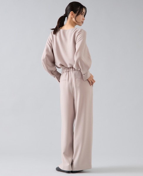 タックワイドパンツ 詳細画像 ベージュ 7