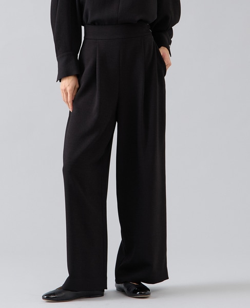 タックワイドパンツ 詳細画像 ブラック 1