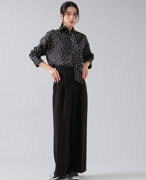 タックワイドパンツ 詳細画像 ブラック 4