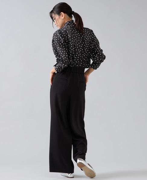 タックワイドパンツ 詳細画像 ブラック 5