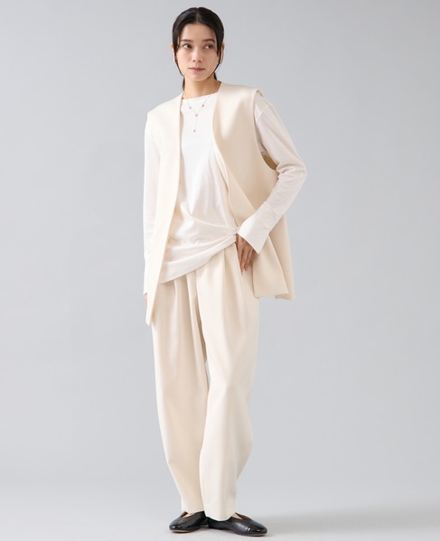 2タックイージーパンツ 詳細画像 オフホワイト 13