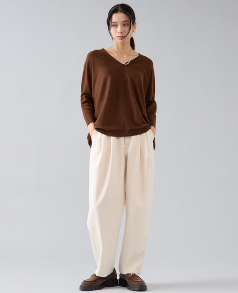 2タックイージーパンツ 詳細画像 オフホワイト 4