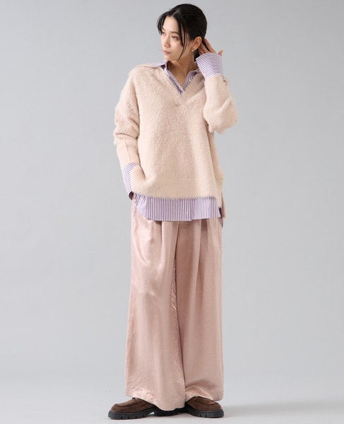 イージーワイドパンツ 詳細画像 ピンク 5