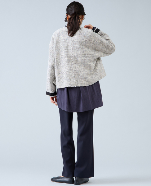 スリットヘムパンツ 詳細画像 ネイビー 7