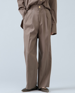 ワイドストレートパンツ