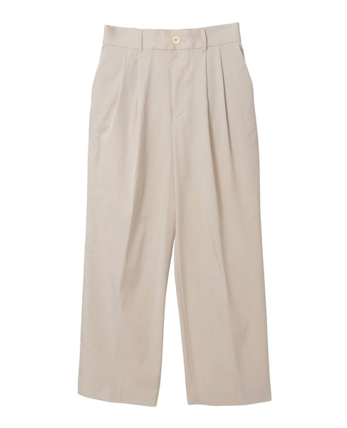 ワイドストレートパンツ 詳細画像 ライトベージュ 11