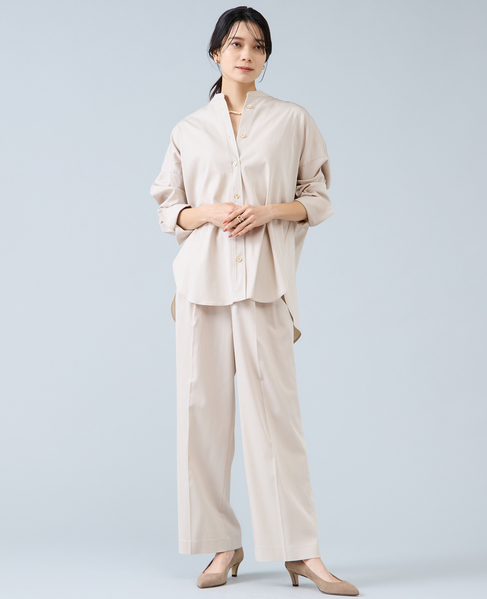 ワイドストレートパンツ 詳細画像 ライトベージュ 3