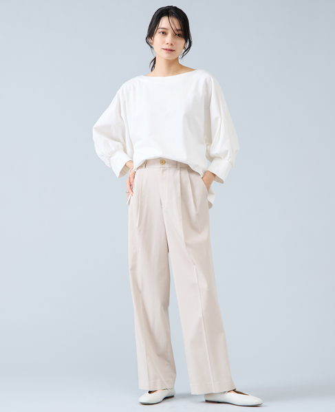 ワイドストレートパンツ 詳細画像 ライトベージュ 8