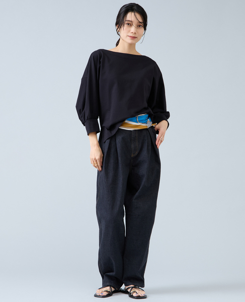 タックバルーンデニム 詳細画像 ブラック 4