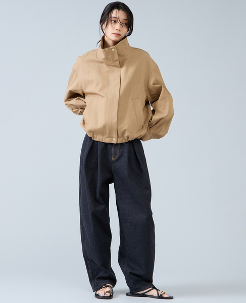 タックバルーンデニム 詳細画像 ブラック 7