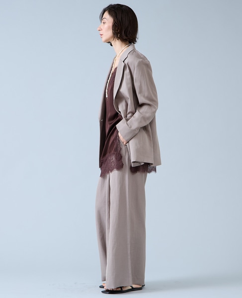 ワイドレッグパンツ 詳細画像 モカ 7