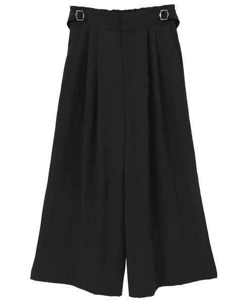 ワイドレッグパンツ 詳細画像 ブラック 9