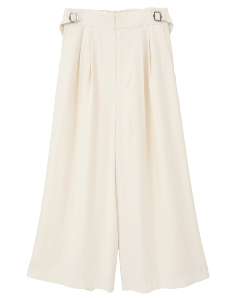 ワイドレッグパンツ 詳細画像 アイボリー 7