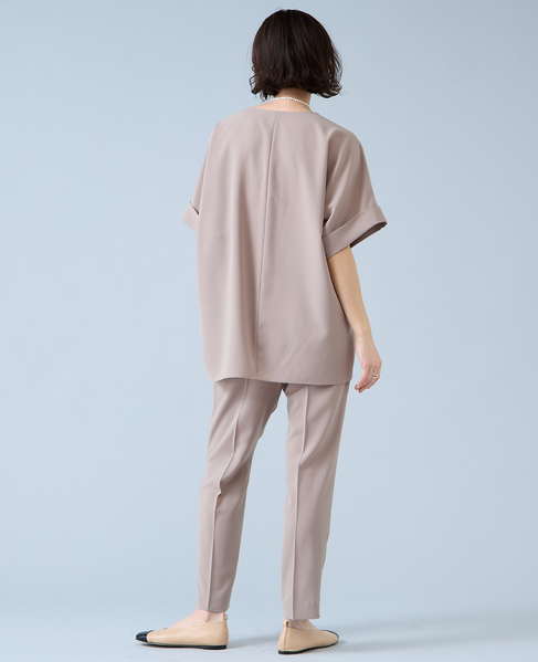 ドロストテーパードパンツ 詳細画像 モカ 10