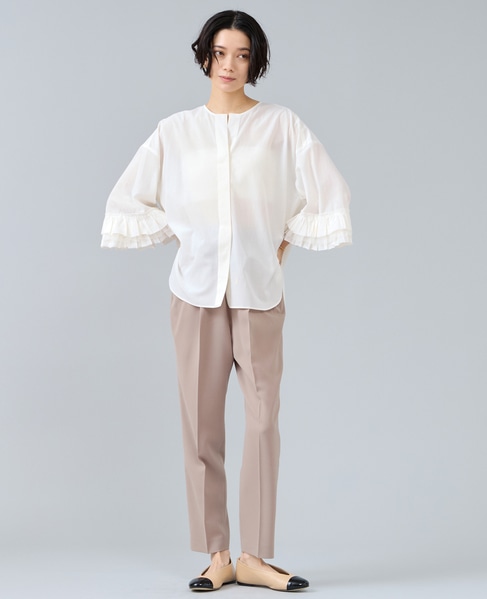 ドロストテーパードパンツ 詳細画像 モカ 11