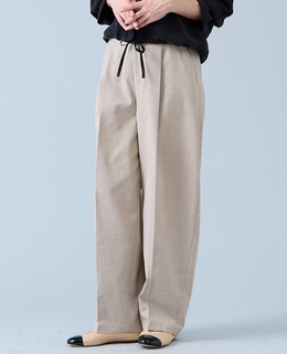 麻調カーブパンツ