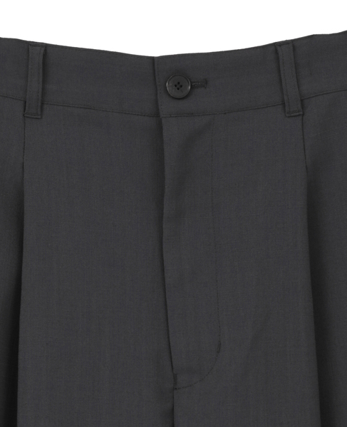 麻調カーブパンツ 詳細画像 チャコールグレー 10
